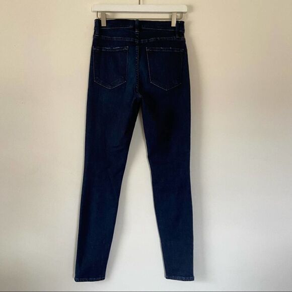 FRAME Ali High Rise Skinny Split Cuff Ankle Jeans Size 27 - Picture 8 of 8